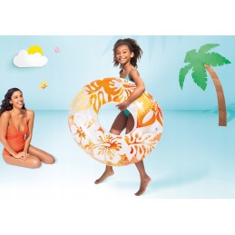 Perlo apskritimas 91 cm oranžinis 59251 intex