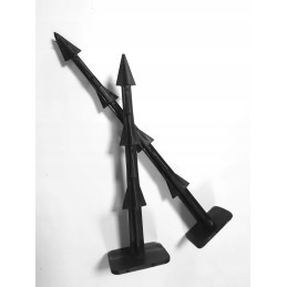 Smeigtukai, smeigtukai, inkarai agrotekstilei, agrotekstilei, kurmių tinkleliai, 15 cm