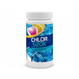 Chloro šokas baseinui 1kg granulės, baseino chemikalai
