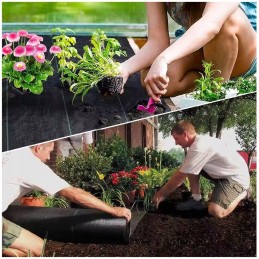 Agrotekstilė piktžolės 270 cm x 5m storio 90g/m2 agrotekstilė juoda stipri su UV