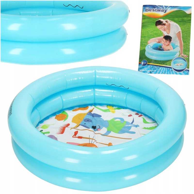 Bestway 51061 plaukimo baseino vaikiškas baseinas vaikams 61cm mėlynas