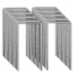 Tvirtinimo kaištis agrotekstilei agrotekstilei metalui stiprus 3cmx20cm 50 vnt