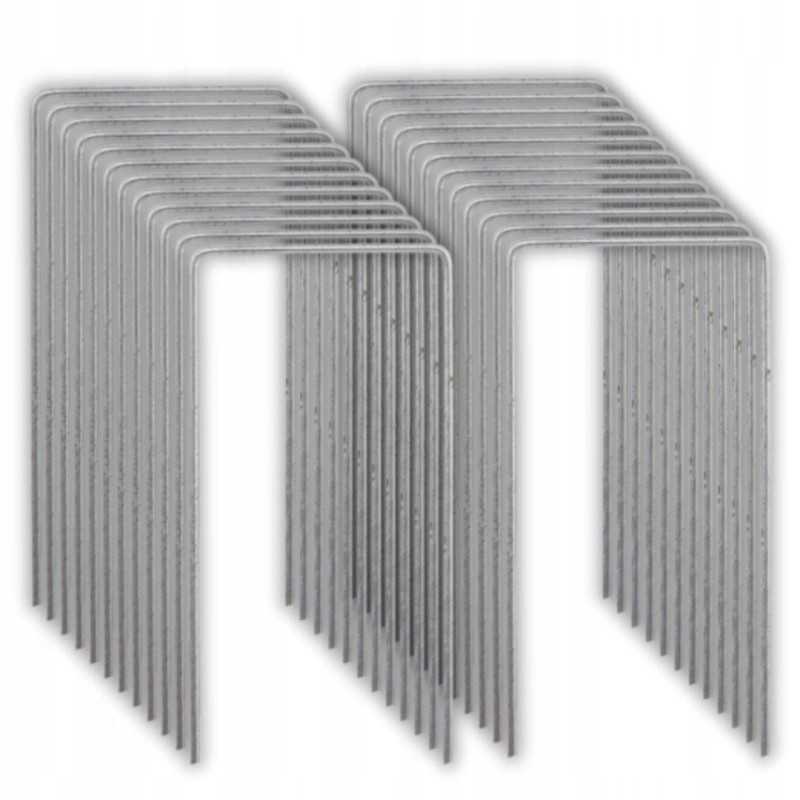 Tvirtinimo kaištis agrotekstilei agrotekstilei metalui stiprus 3cmx20cm 50 vnt