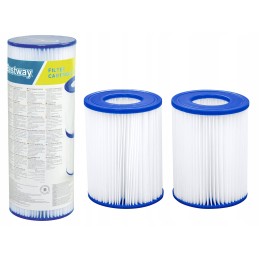 2 x baseino siurblio filtrų rinkinys 3028 LH 58094 Type II Bestway