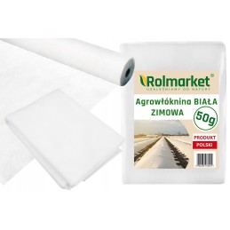 ✨ Lenkiška žieminė agrotekstilė, balta, 0,8x20m, 50g
