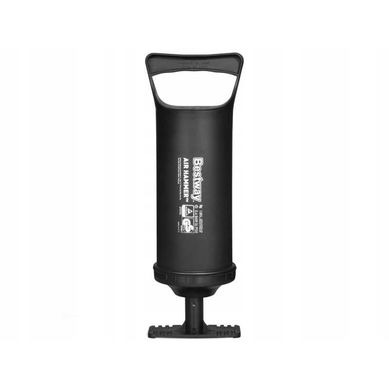 Bestway rankinis stūmoklinis siurblys baseino čiužiniui 1 8 l, 3 keičiami antgaliai