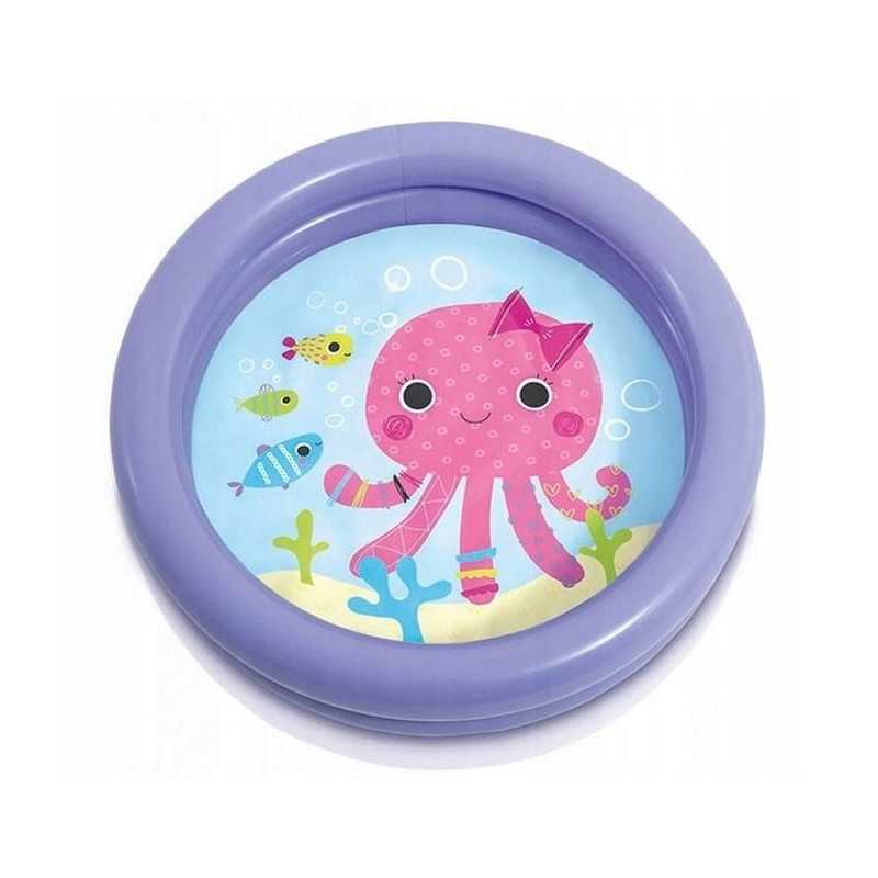 Baseinas su vaikišku baseinu vaikams, aštuonkojai, 61x15cm, 17l