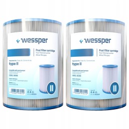 2x filtras 58094 II tipo baseino siurblys, skirtas bestway 58383