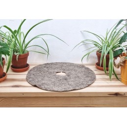 Vilnonis mulčiavimo užvalkalas, apvalus, 40 cm, 1 vnt.