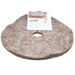 Vilnonis mulčiavimo užvalkalas, apvalus, 40 cm, 3 vnt.