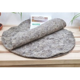 Vilnonis mulčiavimo užvalkalas, apvalus, 40 cm, 3 vnt.