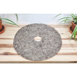 Vilnonis mulčiavimo užvalkalas, apvalus, 40 cm, 3 vnt.