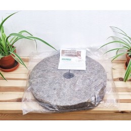 Vilnonis mulčiavimo užvalkalas, apvalus, 40 cm, 3 vnt.