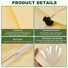 Augalų apsaugos danga, agrotekstilė, 240 x 200 cm 