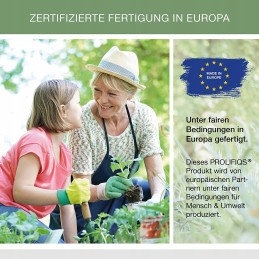 Prolifiqs žieminis neaustinis audinys augalams, 17 g terminis neaustinis audinys / apsauga nuo šalčio balkonui / sodui / pakelta