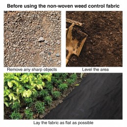 10m x 2m nuo piktžolių agrotekstilė, UV agrotekstilė