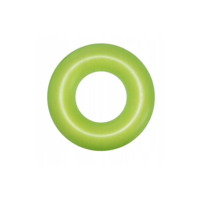 Neoninis žalias plaukimo žiedas 91 cm bestway
