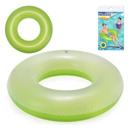 Neoninis žalias plaukimo žiedas 91 cm bestway
