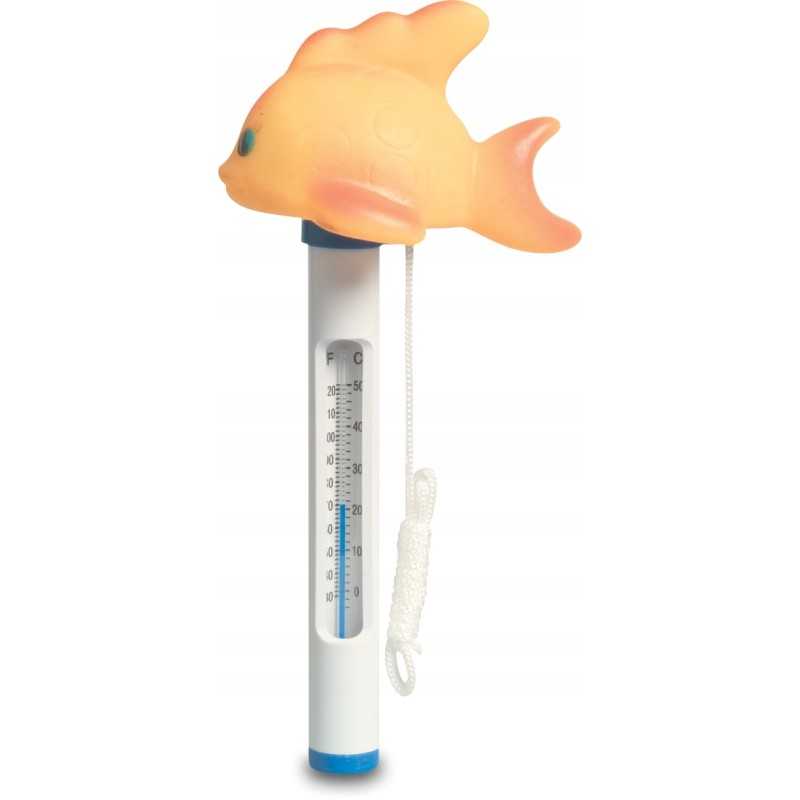 Žuvies baseino termometras