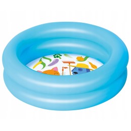Vaikiškas baseinas 61 x 15 cm 2 spalvos bestway 51061 mėlyna