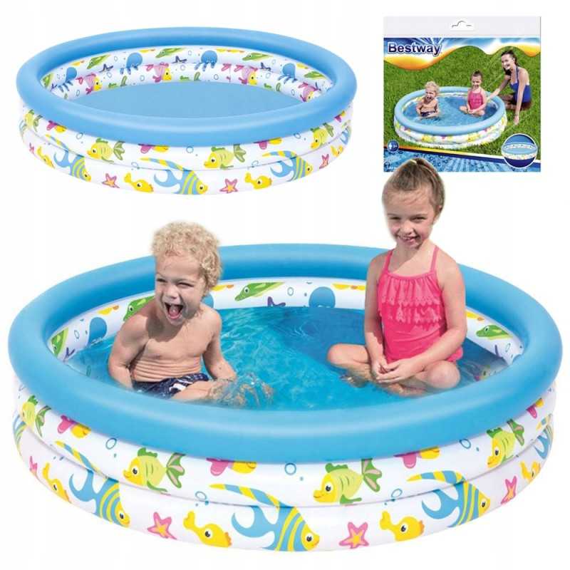 Bestway pripučiamas baseinas vaikams 122x25cm 51009