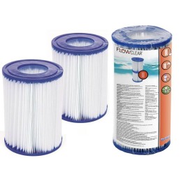 Filtras baseino siurbliui II tipo, bestway filtrai, 2 vnt 58094