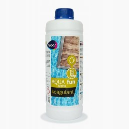Aqua fun Flock koaguliantų skystis, priemonė baseino vandeniui skaidrinti, 1l