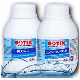 Chemikalų rinkinys sūkurinės vonios SPA baseinui, paruošimas dumblių ir vandens nuskaidrėjimui, 1l