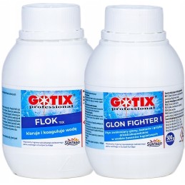 Chemikalų rinkinys sūkurinės vonios SPA baseinui, paruošimas dumblių ir vandens nuskaidrėjimui, 1l