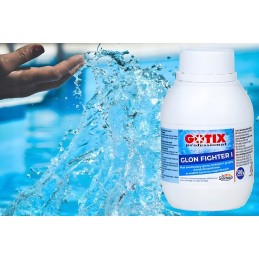 Chemikalų rinkinys sūkurinės vonios SPA baseinui, paruošimas dumblių ir vandens nuskaidrėjimui, 1l