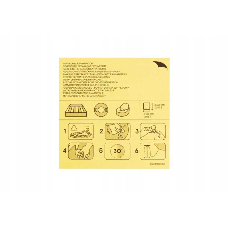 Bestway 62068 remonto komplektas remonto metai 6 5cm x 6 5cm 10vnt