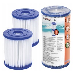 Filtro filtrai 1 tipo ir 58093 siurbliams 2 vnt bestway