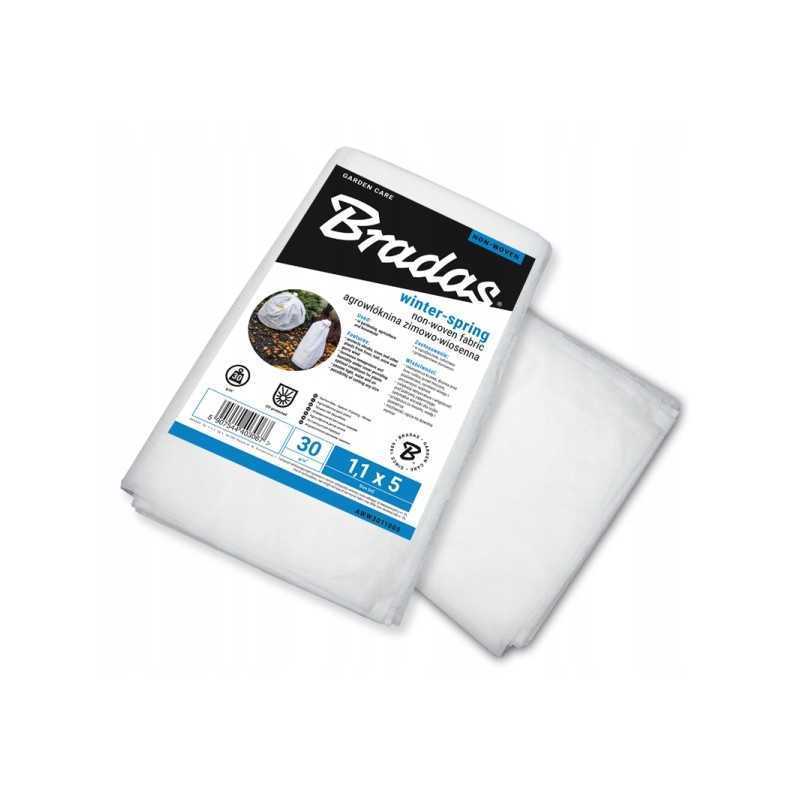 Agrotekstilė 30 žiema-pavasaris balta, 1,1 x 5 m