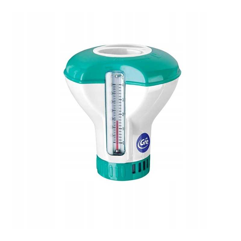 Chloro dozatorius su planšetiniu termometru baseinams