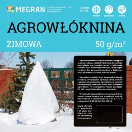 Polska agrowloknina biala 50g m2 3 2 x 5mb megran