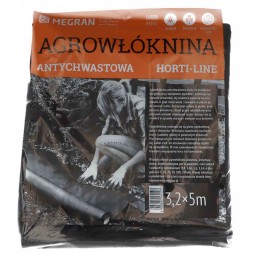Mergan horti line agrowloknina czarna 3 2m x 5mb