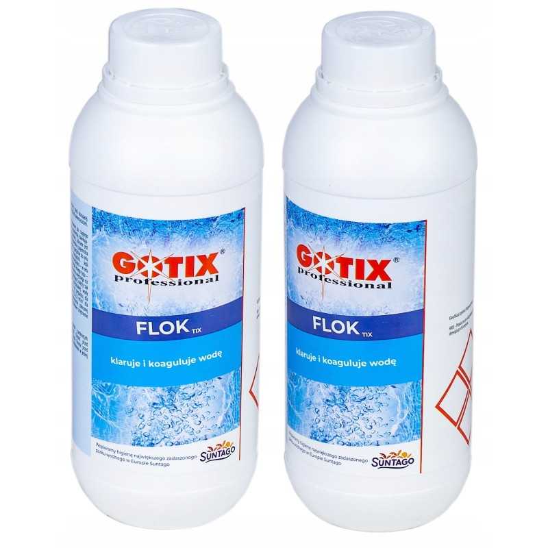 Preparatas vandens skaidrinimui sūkurinėje vonioje, skystis koaguliantas, flokas 1l