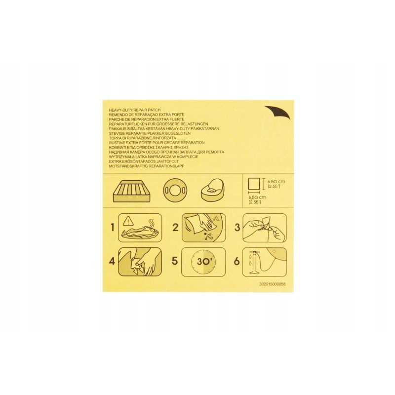 Bestway 62068 remonto komplektas remonto metai 6 5cm x 6 5cm 10vnt