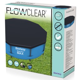 Tvirtas, praktiškas vinilo užvalkalas skirtas 305 cm bestway 58036 rėmo baseinui