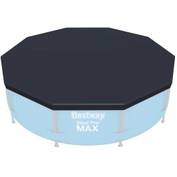 Tvirtas vinilo dangtis skirtas 305 cm bestway 58036 rėmo baseinui