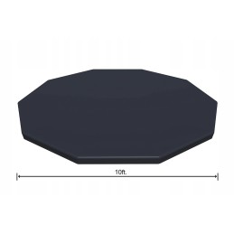 Tvirtas vinilo dangtis skirtas 305 cm bestway 58036 rėmo baseinui