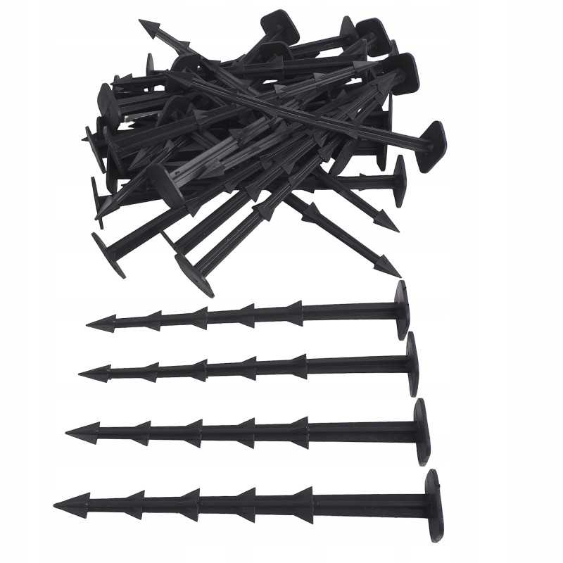 50vnt kaiščiai agrotekstilei 20cm agrotekstilės inkariniai kaiščiai agrotekstilei