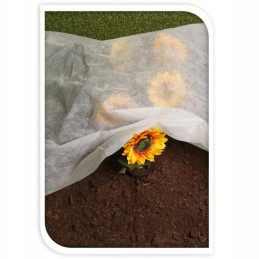 Balta agrotekstilė, 2 x 10 m augalo danga