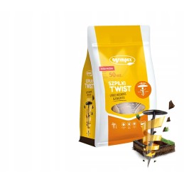 Rudos spalvos sukamieji kaiščiai agrotekstilei tvirtinti, 50 vnt