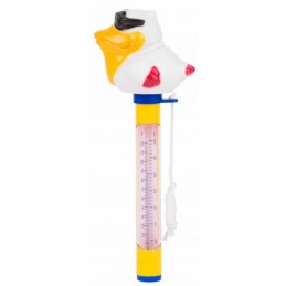 Plaukiojantis pelikaninis baseino termometras juokingas guminis