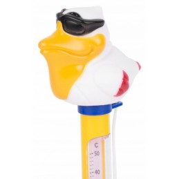 Plaukiojantis pelikaninis baseino termometras juokingas guminis