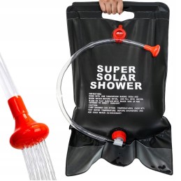 Portable camping solar shower