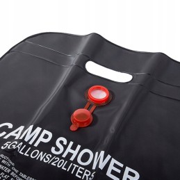 Portable camping solar shower