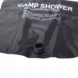 Portable camping solar shower