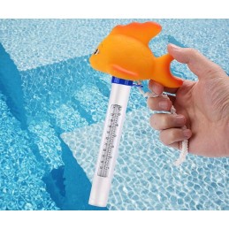 Baseino termometras su plaukiojančia žuvimi baseinui, voniai ir vandeniui vaikams